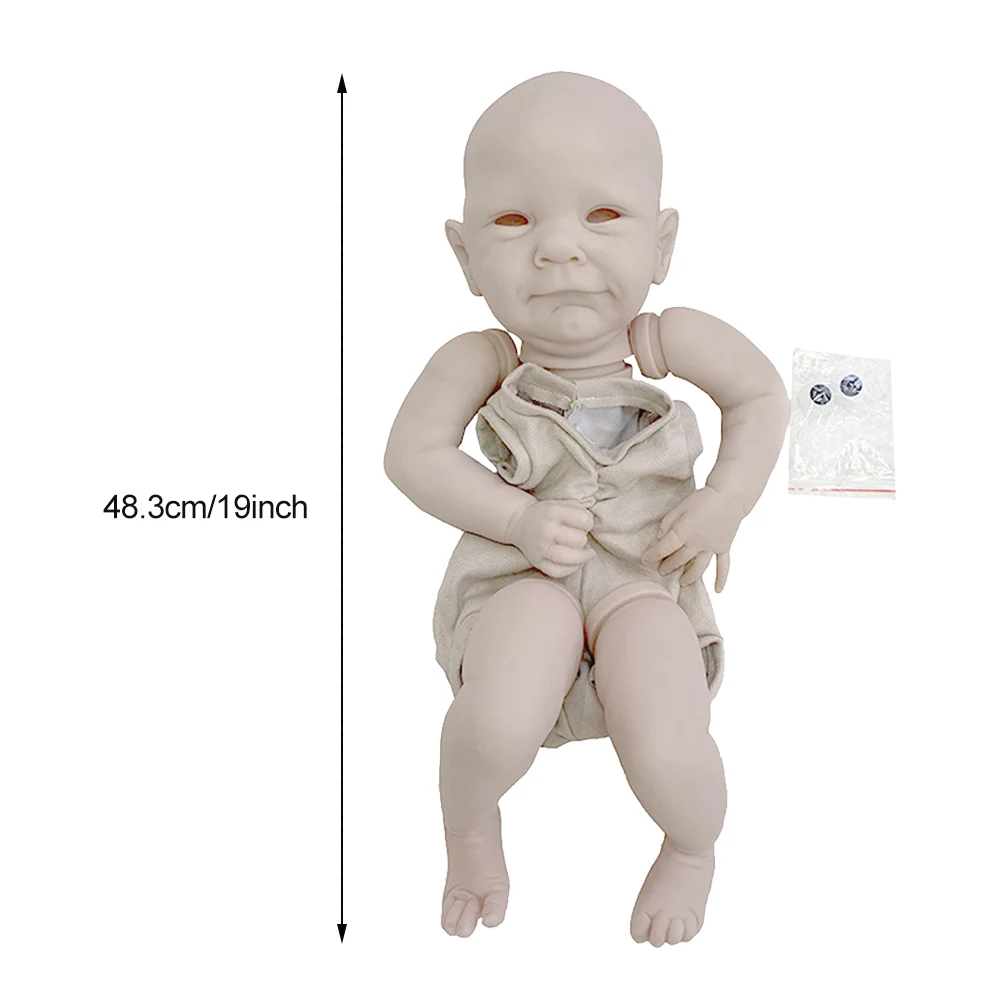 19inch Arms Unpainted Gift Lifelike Legs Baby Ava Reborn Doll Kit Full Limbs Cloth Body DIY Vinyl Soft Touch Accessories
19inch Arms Unpainted Gift Lifelike Legs Baby Ava Reborn Doll Kit Full Limbs Cloth Body DIY Vinyl Soft Touch Accessories
