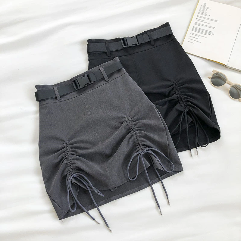 Summer Women A-line Skirt Korean Empire Solid Office Lady Cute Above Knee A-Line High Waist Mini Skirts Drawstring Belt
Summer Women A-line Skirt Korean Empire Solid Office Lady Cute Above Knee A-Line High Waist Mini Skirts Drawstring Belt