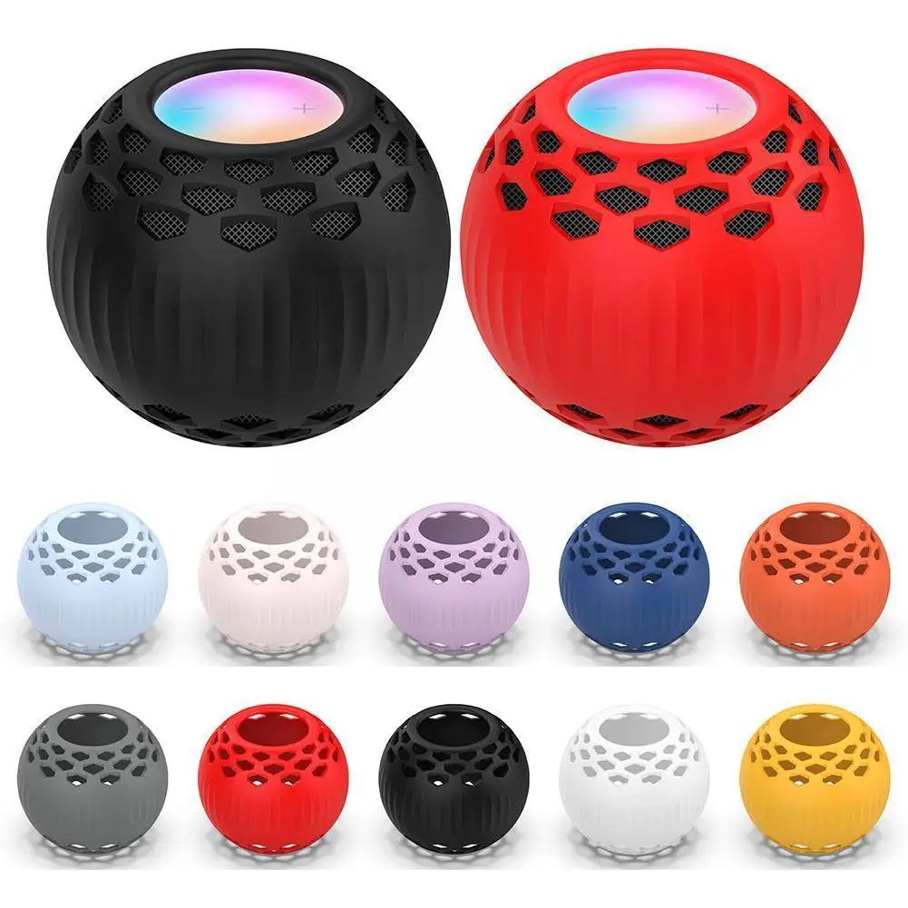 Suitable For Apple Homepod Mini Smart Speaker Silicone Speaker Protective Cover Shockproof Speaker Frame Protective Shell I1A7
Suitable For Apple Homepod Mini Smart Speaker Silicone Speaker Protective Cover Shockproof Speaker Frame Protective Shell I1A7