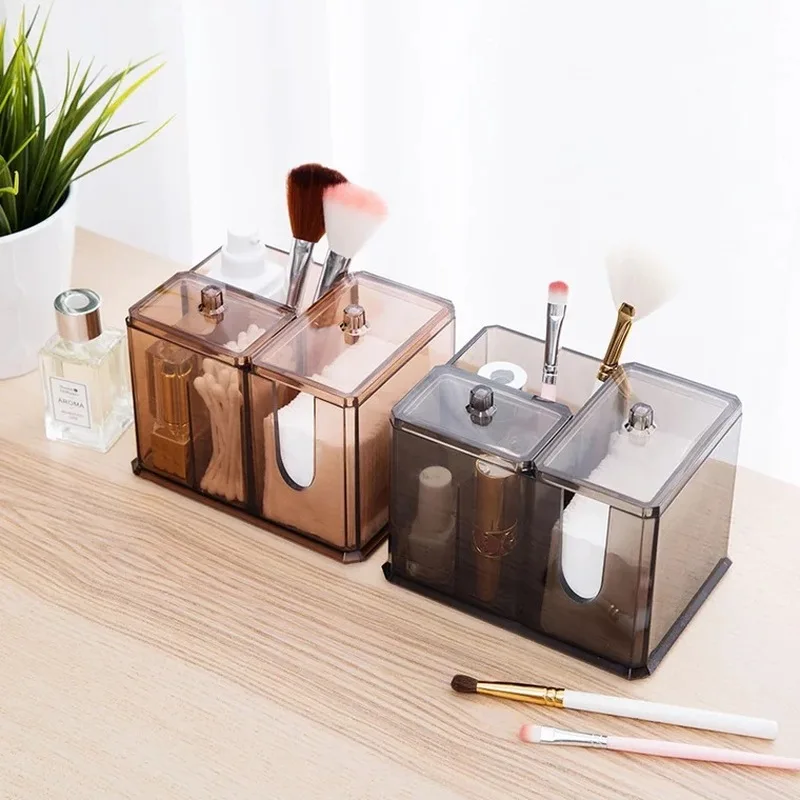 Plastic Makeup Cotton Organizer with Lid Beauty Swab Case Makeup Brush Organizer Lipstick/Nail Polish Container
Plastic Makeup Cotton Organizer with Lid Beauty Swab Case Makeup Brush Organizer Lipstick/Nail Polish Container