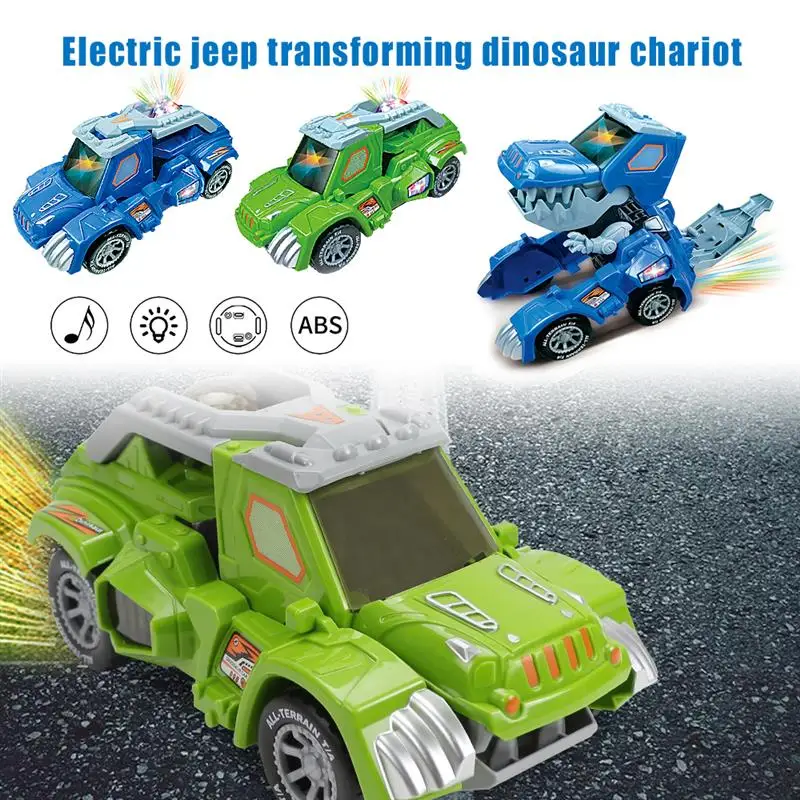 Electric Jeep Deformation Dinosaur Chariot Educational Toy Electric Toy (Without Remote Control)
Electric Jeep Deformation Dinosaur Chariot Educational Toy Electric Toy (Without Remote Control)