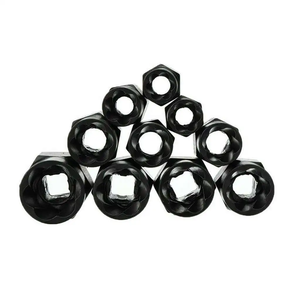10x Broken Nut Extractor Socket Head Hexagon Nut Bolt Removal Tool Pressure Batch Sleeve Group Sets Machine Motor Repairing Tool
10x Broken Nut Extractor Socket Head Hexagon Nut Bolt Removal Tool Pressure Batch Sleeve Group Sets Machine Motor Repairing Tool
