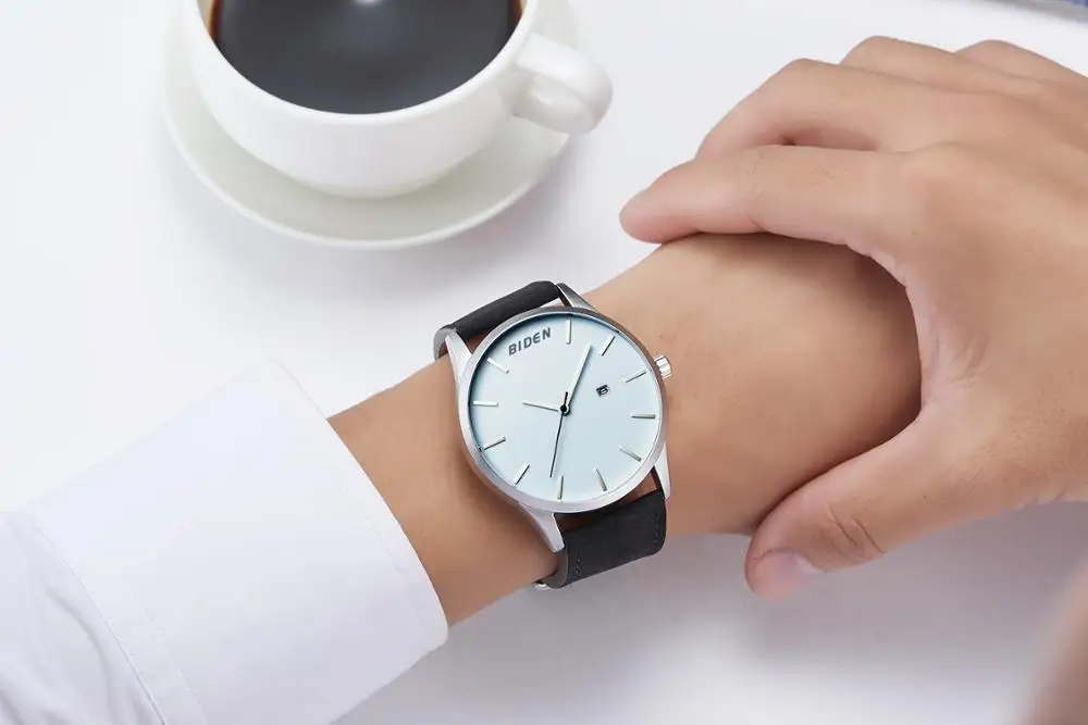 BIDEN Business Men's Watch Simple Fashion Male Watches 2019 Top Brand Waterproof Calendar Leather Band Quartz Wristwatch Clocks 
BIDEN Business Men's Watch Simple Fashion Male Watches 2019 Top Brand Waterproof Calendar Leather Band Quartz Wristwatch Clocks
