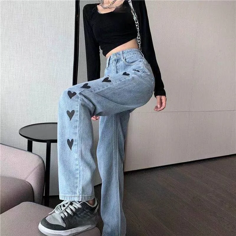 Jeans Women Spring 2021 New Wild Loose Straight Trousers Fashion Retro Wide-leg Mopping Pants Trend
Jeans Women Spring 2021 New Wild Loose Straight Trousers Fashion Retro Wide-leg Mopping Pants Trend