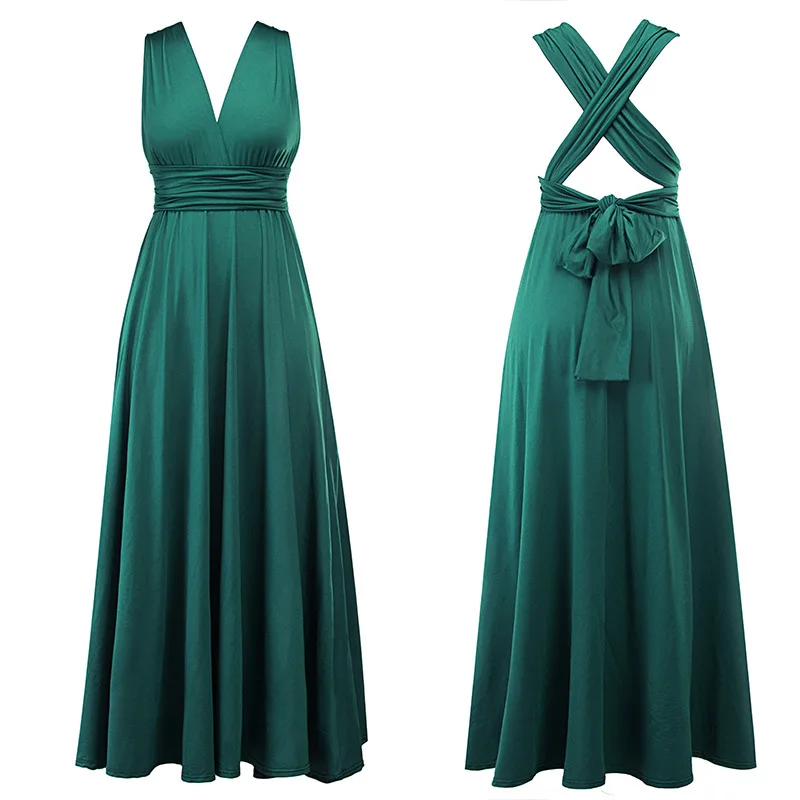 Solid Color Gown Long Dress Sleeveless Bandage V Neck Pleated Women's Dresses Party Evening Elegant Summer Bodycon Clothing
Solid Color Gown Long Dress Sleeveless Bandage V Neck Pleated Women's Dresses Party Evening Elegant Summer Bodycon Clothing