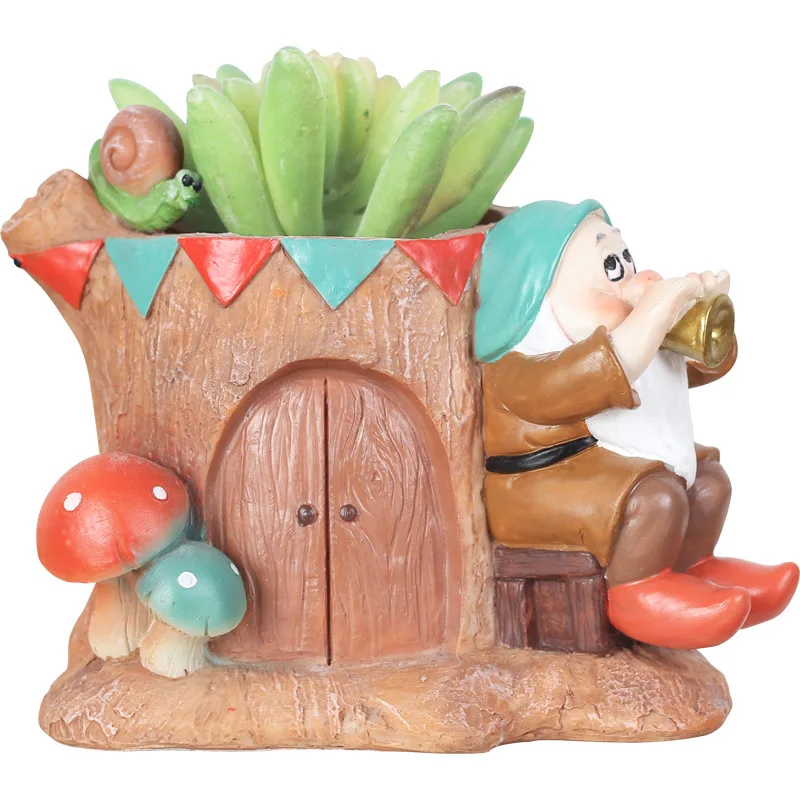 TECHOME Resin Succulent Pot American Rural Garden Pots Cartoon Tabletop Potted Indoor Planter Fairytale Bonsai Flowerpot
TECHOME Resin Succulent Pot American Rural Garden Pots Cartoon Tabletop Potted Indoor Planter Fairytale Bonsai Flowerpot