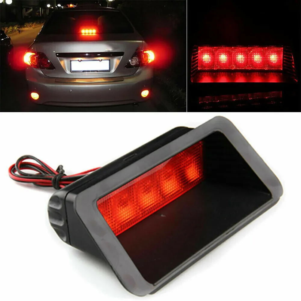 Auto Car Red Warning 5-LED Rear Tail 3rd Brake Stop Light Fog Lamp Universal Beam Safety Warning Red Lamp Cycling Light
Auto Car Red Warning 5-LED Rear Tail 3rd Brake Stop Light Fog Lamp Universal Beam Safety Warning Red Lamp Cycling Light