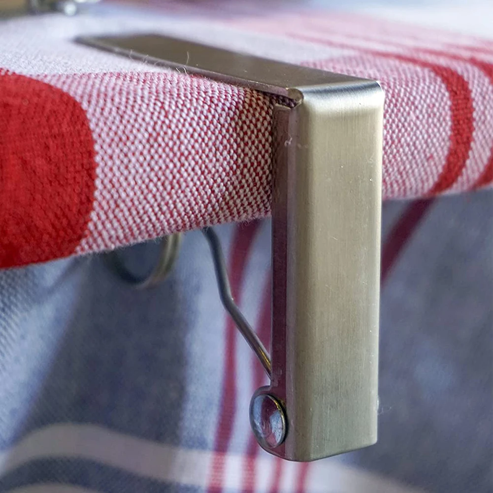 4pcs Kitchen Supplies Dining Room Stable Durable Clamps Tablecloth Clips Stainless Steel Picnic Home Party Anti Rust Wide Mouth
4pcs Kitchen Supplies Dining Room Stable Durable Clamps Tablecloth Clips Stainless Steel Picnic Home Party Anti Rust Wide Mouth