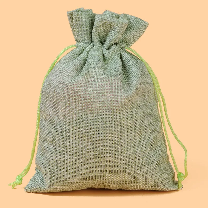 20 sztuk naturalnych sznurków jutowych w satynowej torbie - idealne do pakowania biżuterii, prezentów i słodyczy - Wianko - 16