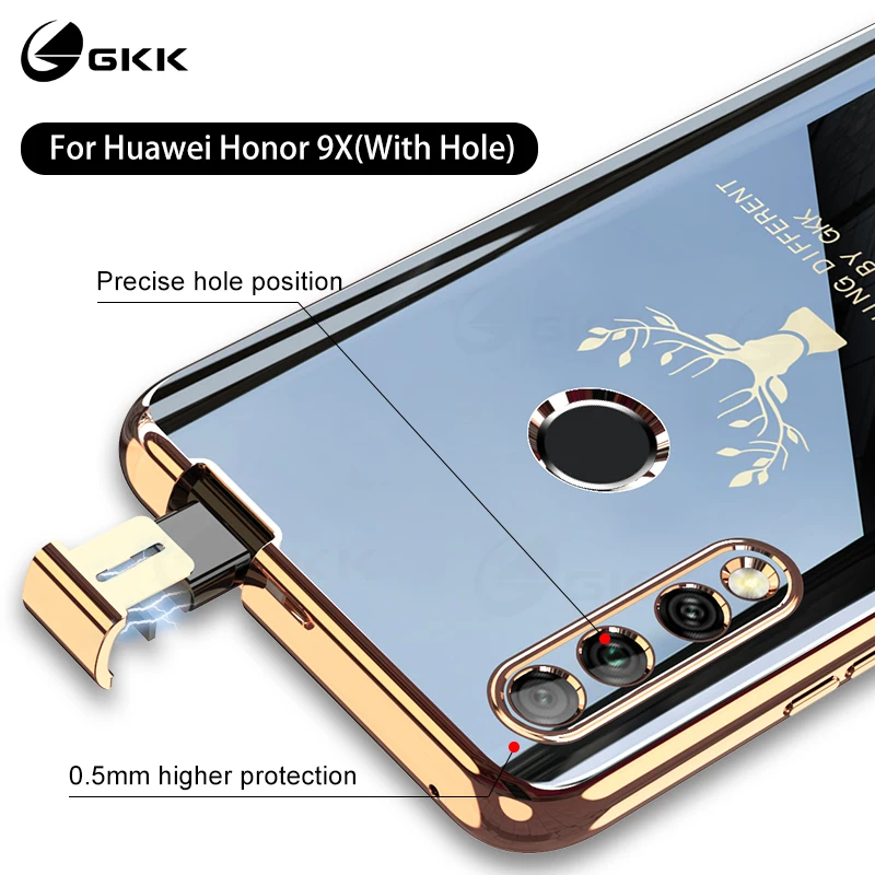 Чехол для Huawei Honor 9X роскошные мягкие чехлы с покрытием P Smart Z Y9 Prime 2019