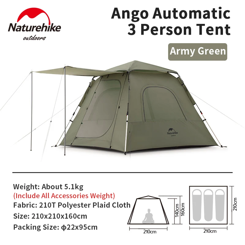 Naturehike Ango3 210T автоматическая палатка из алюминиевого сплава Кронштейн быстрая сборка 3-4 человек Кемпинг семья портативный тент туристически...
Naturehike Ango3 210T автоматическая палатка из алюминиевого сплава Кронштейн быстрая сборка 3-4 человек Кемпинг семья портативный тент туристически...