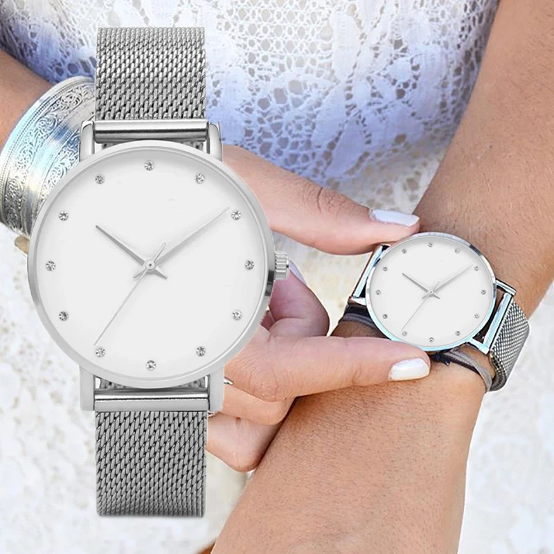 New Fashion Luxury Crystal Women Watches Ladies Fashion Stainless Steel Quartz Watch Relogio Feminino Montre Femme Relojes Mujer 
New Fashion Luxury Crystal Women Watches Ladies Fashion Stainless Steel Quartz Watch Relogio Feminino Montre Femme Relojes Mujer