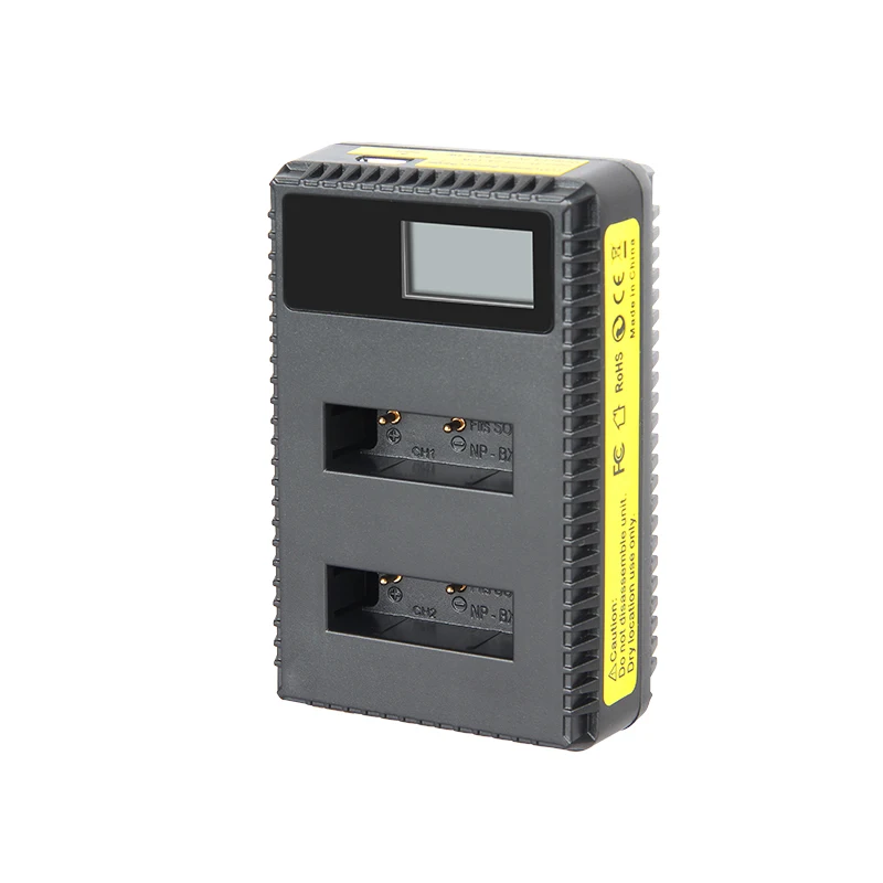 NP-BX1 быстрое двойное зарядное устройство для Sony NP-BX1/M8 и Cyber-shot DSC-HX50V DSC-HX300 DSC-HX400 DSC-RX1
