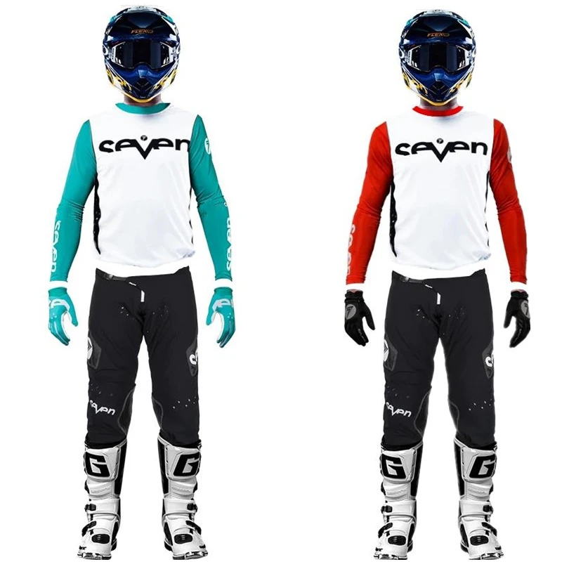 2021 семь MX ZERO мотоциклетный костюм крест быстро лиса Джерси комплект BMX ATV