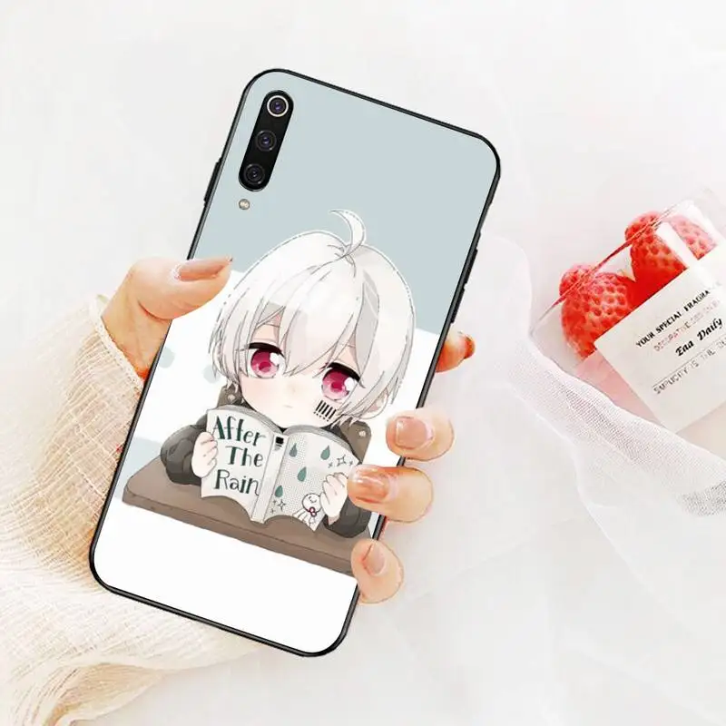 HPCHCJHM Anime mafumafu Newly Arrived Black Cell Phone Case for Xiaomi Mi10 10Pro 10 lite Mi9 9SE 8SE Pocophone F1 Mi8 Lite | Мобильные