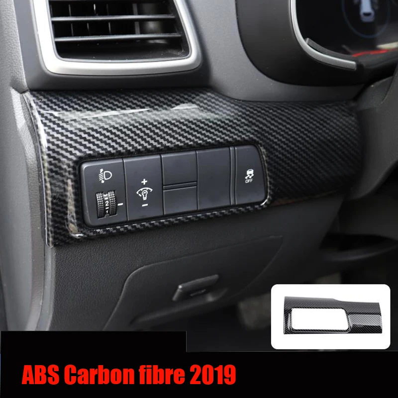Для Hyundai Tucson 2019 ABS углеродного волокна для леворульных автомобилей автомобиля