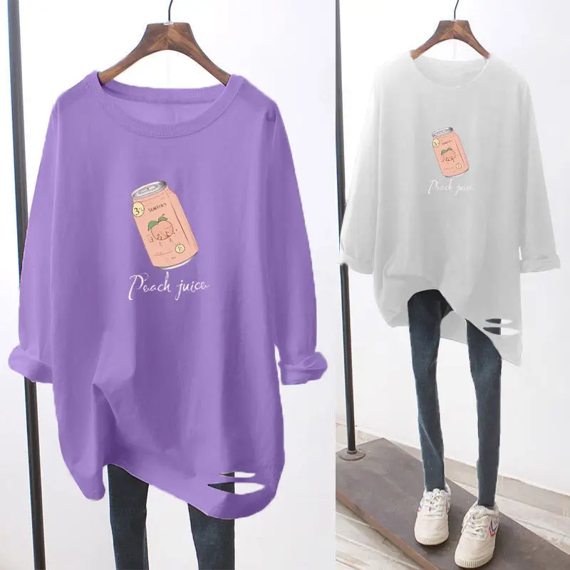 Women shirts Casual Temperament Long Loose Printed Round Neck Long Sleeves shirts for women Drinks Graphic
Women shirts Casual Temperament Long Loose Printed Round Neck Long Sleeves shirts for women Drinks Graphic