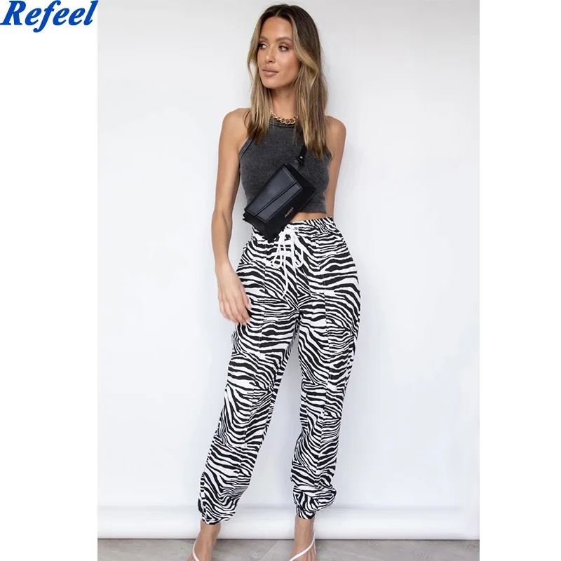 2021 New Women Animal Print Pants Strethy Waist Pants Loose Trousers Joggers Female Sweatpants Streetwear
2021 New Women Animal Print Pants Strethy Waist Pants Loose Trousers Joggers Female Sweatpants Streetwear