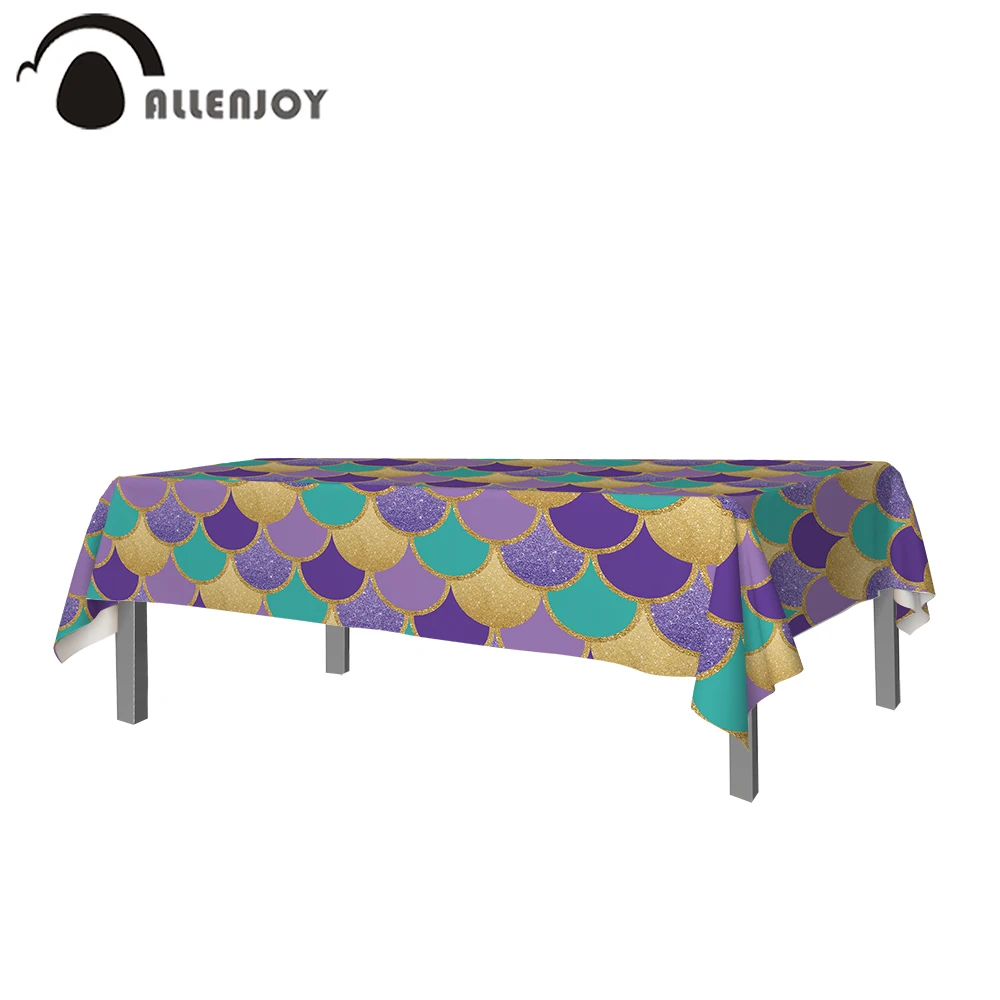 Allenjoy Mermaid Tablecloth Glitter Scale Wedding Waterproof Decor Home Textile Birthday Party Rectangular Camping Table Cover
Allenjoy Mermaid Tablecloth Glitter Scale Wedding Waterproof Decor Home Textile Birthday Party Rectangular Camping Table Cover