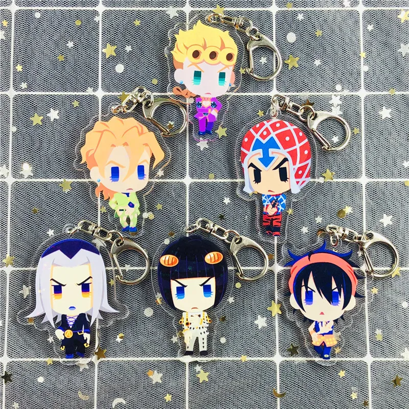 Jojo's Wonderful Adventure Cartoon Animated Keychain Interesting Acrylic Unisex Keychain For Boys And Girls Schoolbag Pendant
Jojo's Wonderful Adventure Cartoon Animated Keychain Interesting Acrylic Unisex Keychain For Boys And Girls Schoolbag Pendant