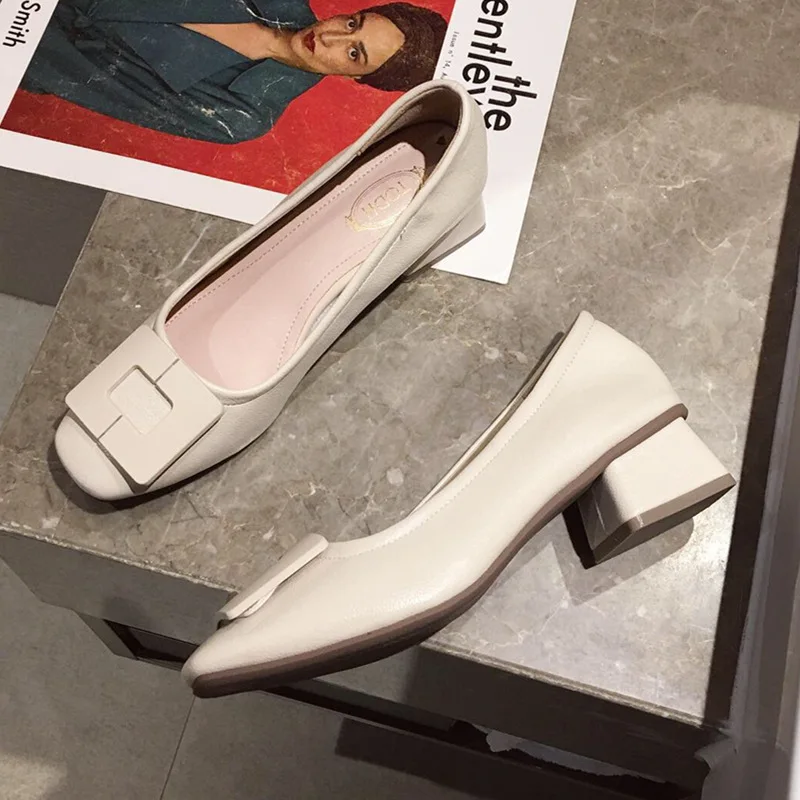 Autumn Women's Low Heels Office Loafers Ladies Brand Women Pumps Footwear Square Heel 3.5cm Shoes Chaussure Femme
Autumn Women's Low Heels Office Loafers Ladies Brand Women Pumps Footwear Square Heel 3.5cm Shoes Chaussure Femme