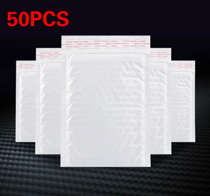 Белая конверт из пузырчатой пленки 15*18 см + 3 5 пенопластовый пакет для почтовых