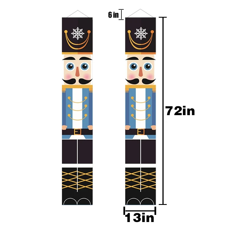 Unique Nutcracker Soldier Christmas Banner Decorated For Home Merry Christmas Door Decorated For The Holidays Happy New Year
Unique Nutcracker Soldier Christmas Banner Decorated For Home Merry Christmas Door Decorated For The Holidays Happy New Year