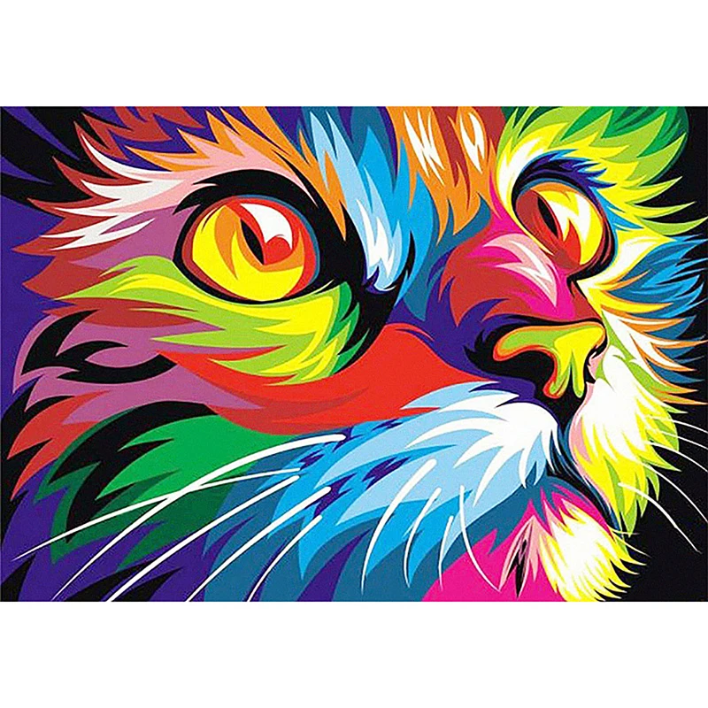 5D DIY Diamond Painting Full Round Square Cat Diamond Embroidery Cross Stitch Animal Pictures of Rhinestones Mosaic Home Decor 
5D DIY Diamond Painting Full Round Square Cat Diamond Embroidery Cross Stitch Animal Pictures of Rhinestones Mosaic Home Decor