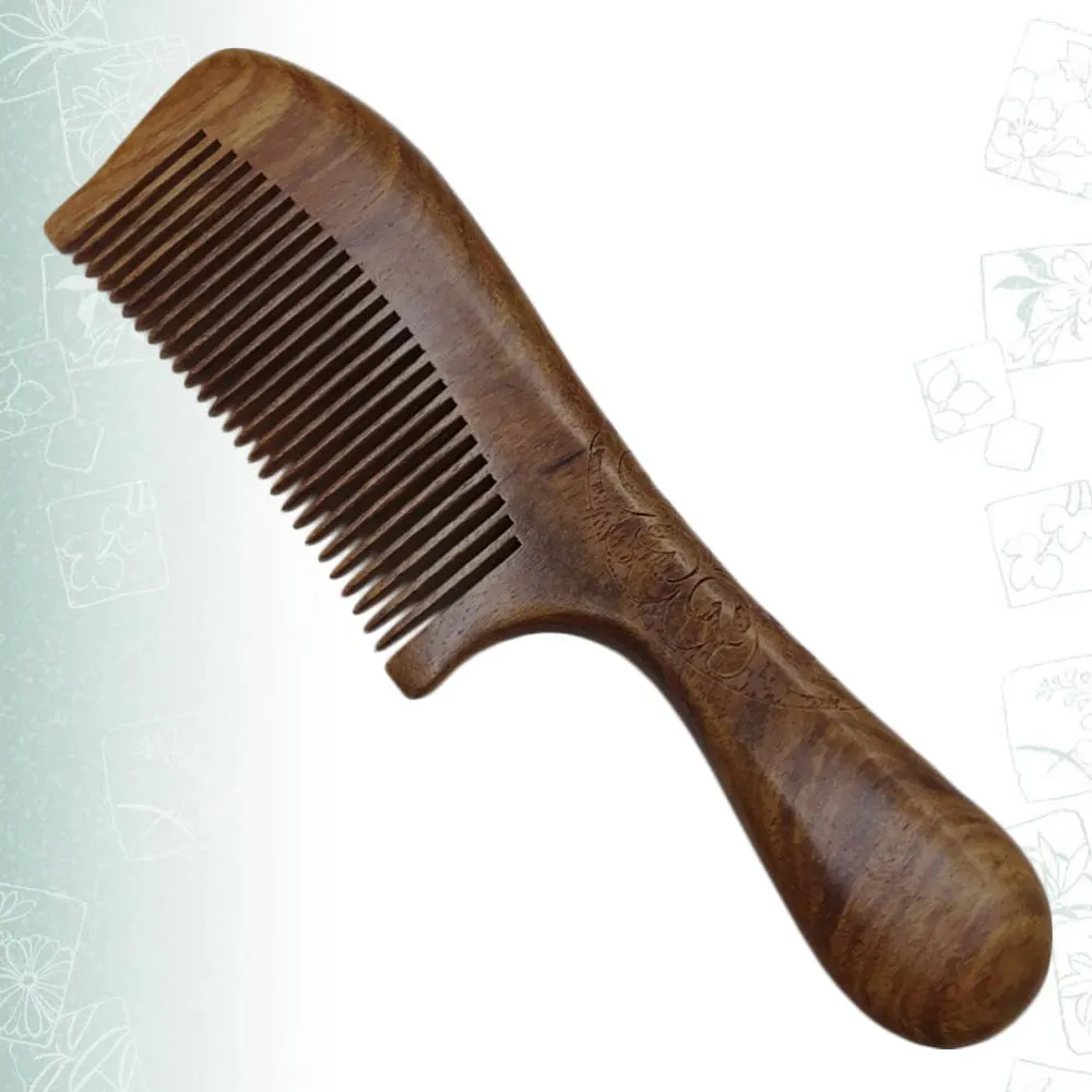 Wooden Hair Comb Round Handle Hair Comb Small Large Size Comb for Woman (19.5x5.5x1.4cm Middle Teeth Pattern)
Wooden Hair Comb Round Handle Hair Comb Small Large Size Comb for Woman (19.5x5.5x1.4cm Middle Teeth Pattern)