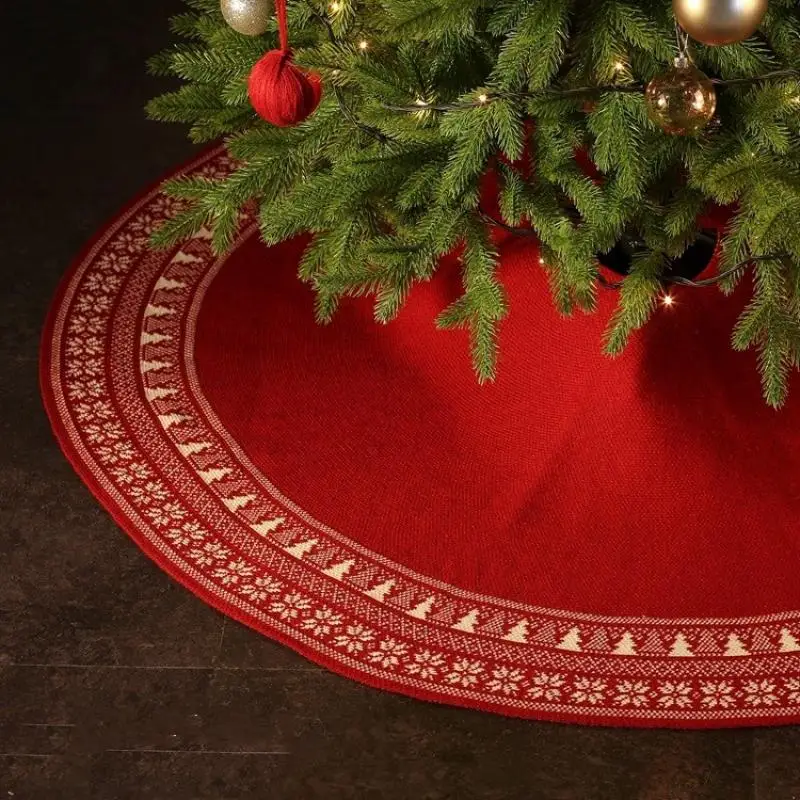 New Christmas Tree Skirts Floor Mats Exquisite Knitted Woolen Shawl Retro Tree Skirt New Year Xmas Party Home Decoration Carpet 
New Christmas Tree Skirts Floor Mats Exquisite Knitted Woolen Shawl Retro Tree Skirt New Year Xmas Party Home Decoration Carpet