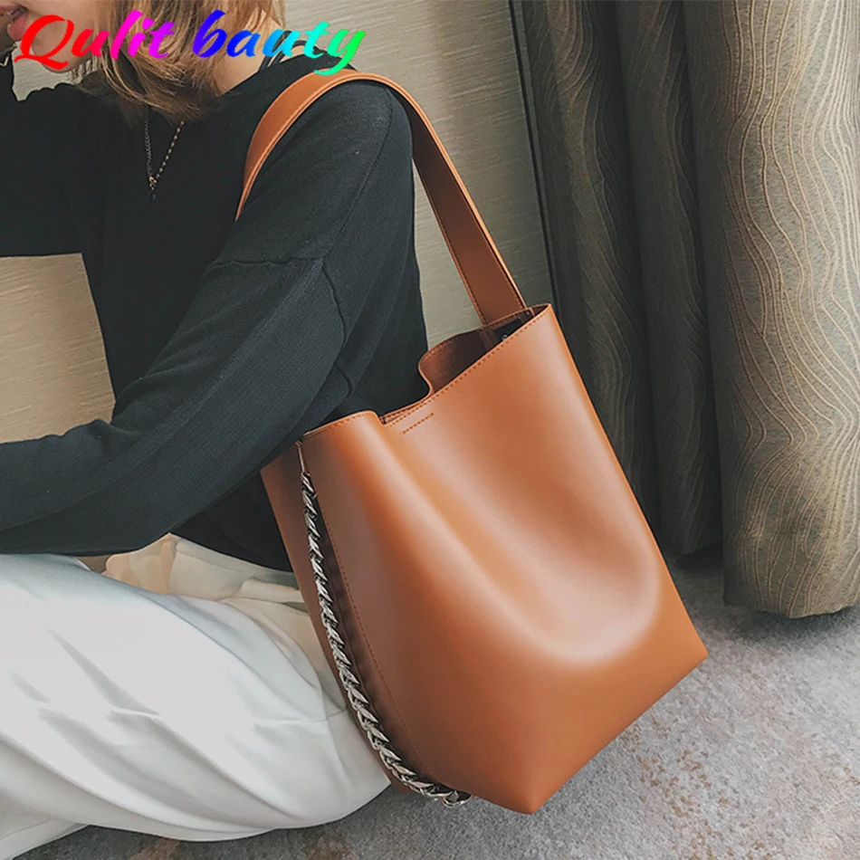 Fashion Large Capacity Women's Shoulder Bag High Quality PU Leather Chain Ladies Bucket Bag Purses and Handbags Luxury Designer
Fashion Large Capacity Women's Shoulder Bag High Quality PU Leather Chain Ladies Bucket Bag Purses and Handbags Luxury Designer