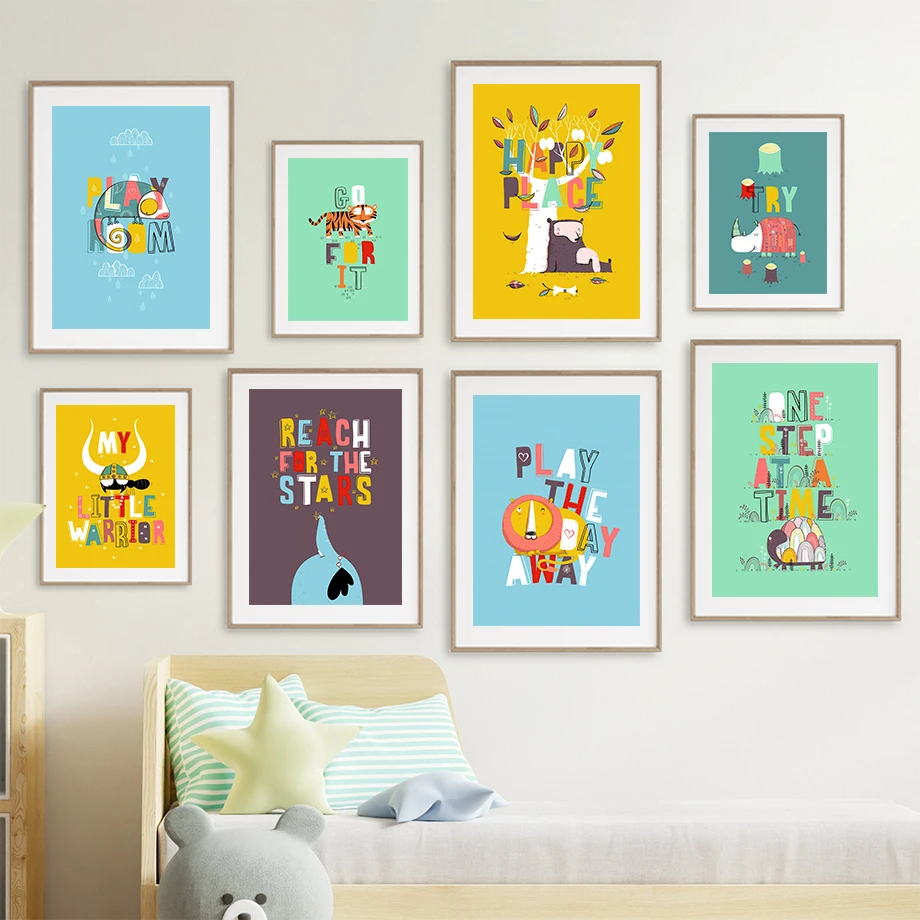 Try Rhino Lion Tiger Elephant Quote Wall Art Canvas Painting Nordic Posters And Prints Cartoon Wall Pictures For Kids Room Decor
Try Rhino Lion Tiger Elephant Quote Wall Art Canvas Painting Nordic Posters And Prints Cartoon Wall Pictures For Kids Room Decor