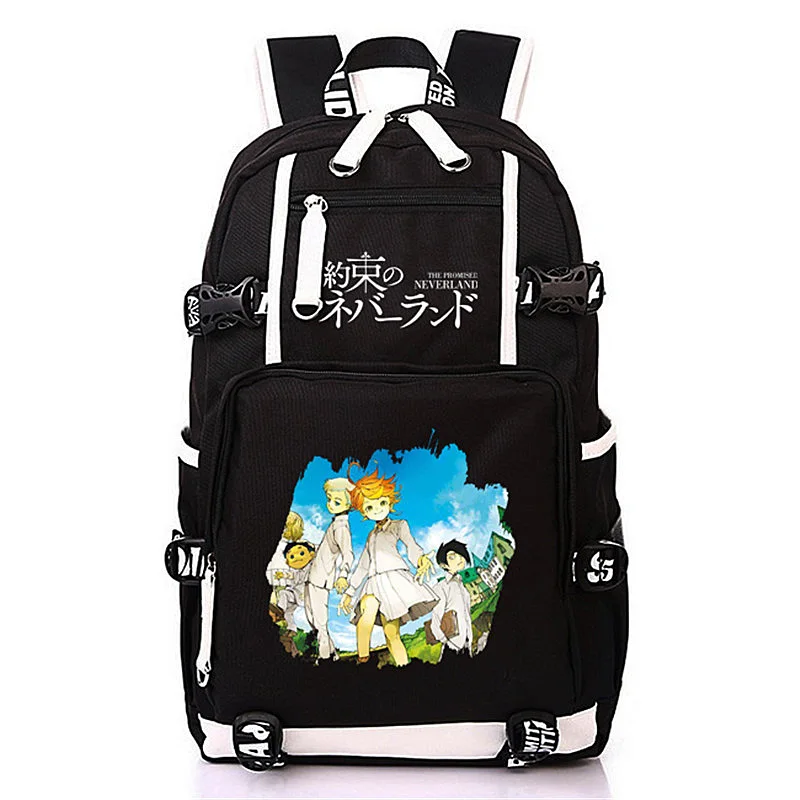 The Promised Neverland Canvas Backpack Student Schoolbag Fashion Rucksack Zipper Bookbag Laptop Bag for Teens Men Women 2021
The Promised Neverland Canvas Backpack Student Schoolbag Fashion Rucksack Zipper Bookbag Laptop Bag for Teens Men Women 2021