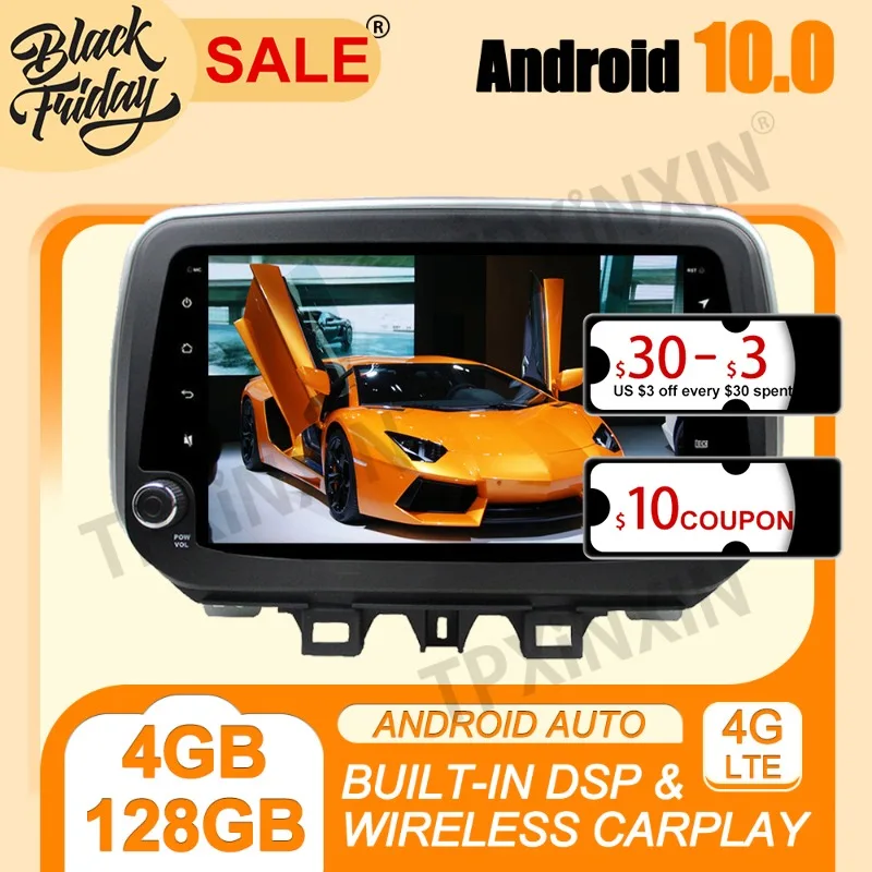 Мультимедийный плеер для Hyundai Tucson 2018, Android 10,0, 4G + 128G, PX6, IPS, Carplay, автомагнитола, GPS-навигатор, головное устройство 
Мультимедийный плеер для Hyundai Tucson 2018, Android 10,0, 4G + 128G, PX6, IPS, Carplay, автомагнитола, GPS-навигатор, головное устройство