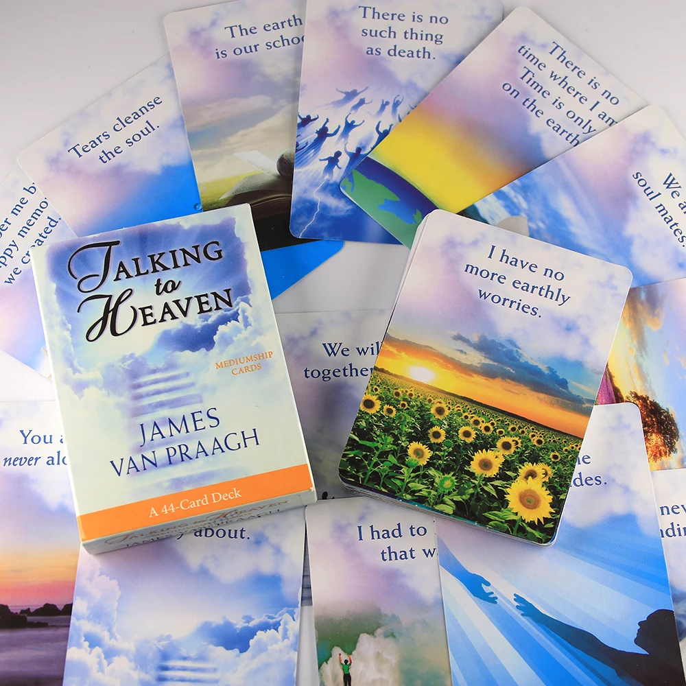Talking to Heaven Mediumship Cards A 44-Card Deck and Guidebook Cards Game Tarot Board Game Divine Earth Warriors
Talking to Heaven Mediumship Cards A 44-Card Deck and Guidebook Cards Game Tarot Board Game Divine Earth Warriors