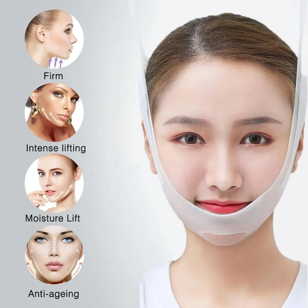 Beauty Face Lift Belt V Face Shaper Slimming Bandage Thin Chin Skin Firming Soft Silica Gel Anti Facial Slimming Tool
Beauty Face Lift Belt V Face Shaper Slimming Bandage Thin Chin Skin Firming Soft Silica Gel Anti Facial Slimming Tool