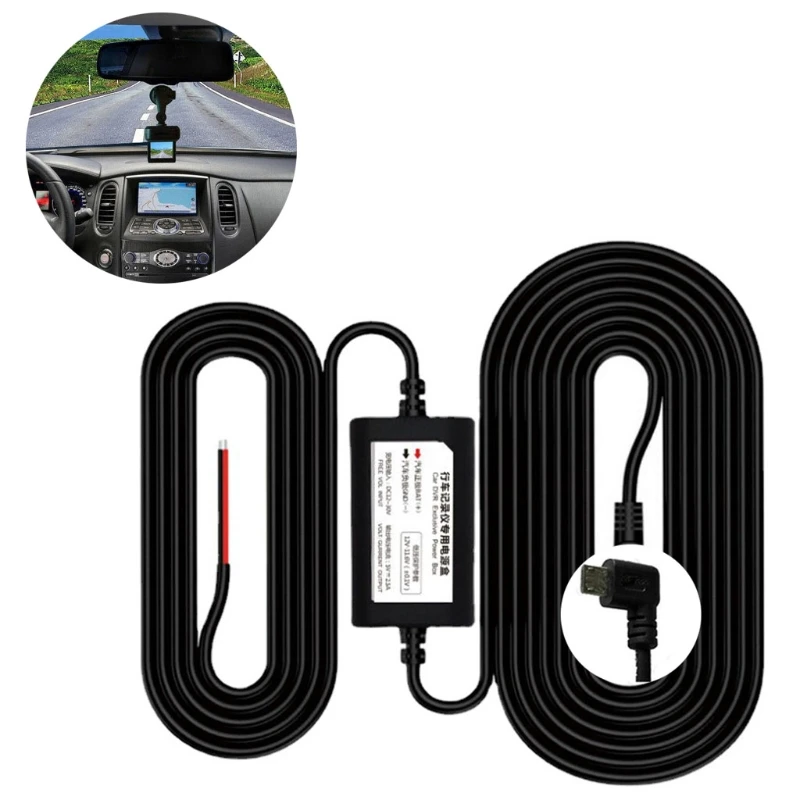 Dash Cam Hardwire Kit Fuse Mini Micro USB Hard Wire Suitable for Most Car Mini USB Devices T3EF
Dash Cam Hardwire Kit Fuse Mini Micro USB Hard Wire Suitable for Most Car Mini USB Devices T3EF