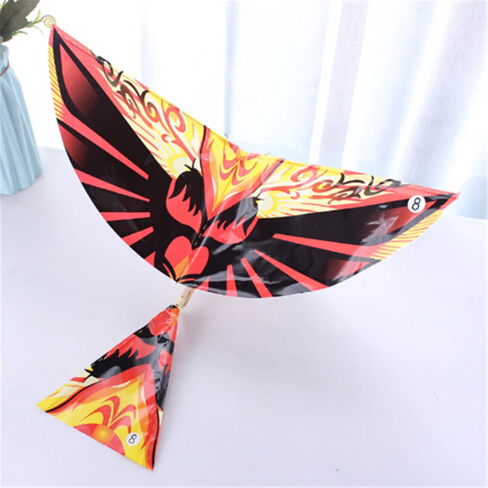 1Pcs Handmade DIY Rubber Band Power Bionic Air Plane Ornithopter Birds Models Science Kite Toys Children Adults Assembly Gift | Игрушки и