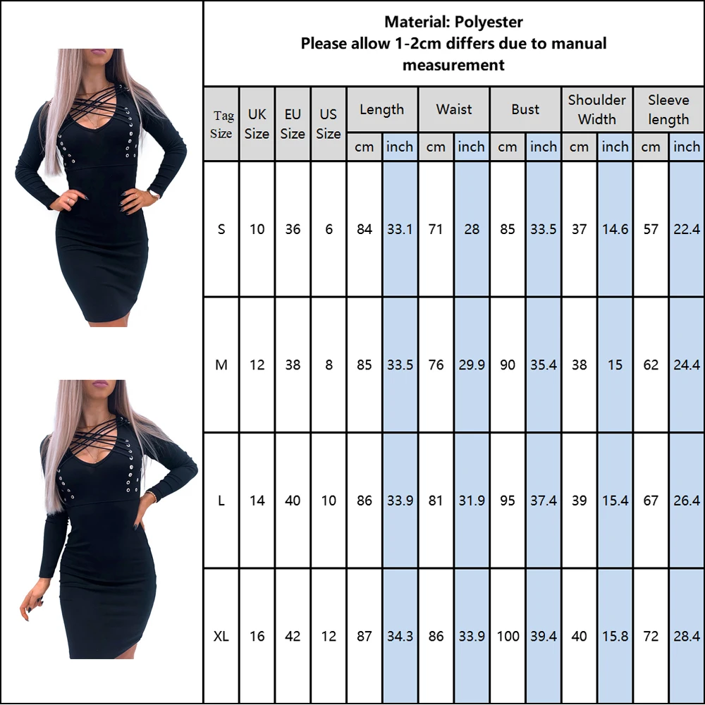 Solid Colour Bandage Dress Women Sexy Slim Fit Dresses Ladies Spring Long Sleeve Party Dress Mini Club Dress Vestidos D30
Solid Colour Bandage Dress Women Sexy Slim Fit Dresses Ladies Spring Long Sleeve Party Dress Mini Club Dress Vestidos D30