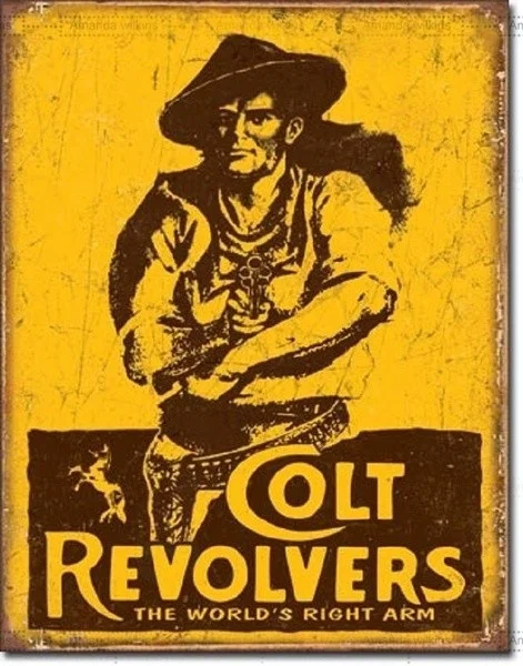 Novelty Sign Colt The World's Right Arm Firearms Vintage TIN SIGN Wall Poster Decor Ad
Novelty Sign Colt The World's Right Arm Firearms Vintage TIN SIGN Wall Poster Decor Ad