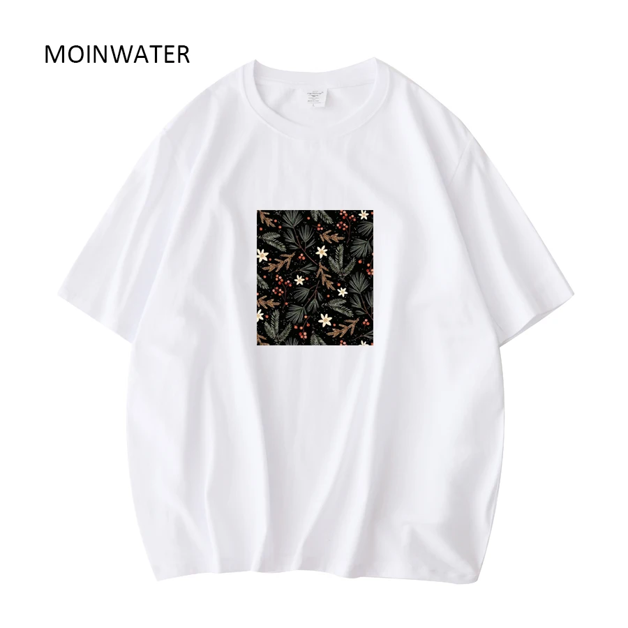 MOINWATER новые женские белые молодежные стильные летние футболки женские 100% хлопок повседневные розовые футболки с коротким рукавом топы MT22008
MOINWATER новые женские белые молодежные стильные летние футболки женские 100% хлопок повседневные розовые футболки с коротким рукавом топы MT22008