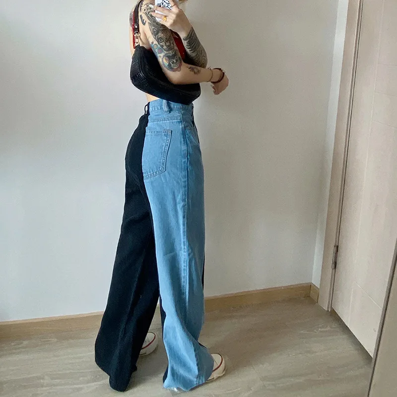 Womens Casual Jeans Adults High Waist Trouser Loose Pants Straight-Leg Pants For Spring Fall Blue Black Soft Comfortable Simple
Womens Casual Jeans Adults High Waist Trouser Loose Pants Straight-Leg Pants For Spring Fall Blue Black Soft Comfortable Simple