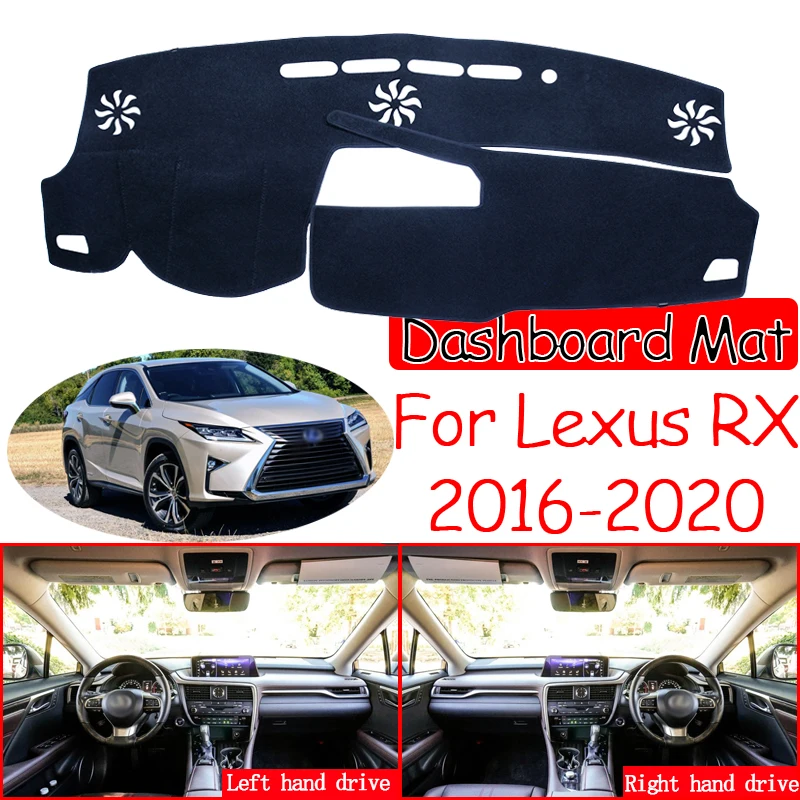 Противоскользящий коврик для приборной панели Lexus RX 2016 ~ 2020 AL20, Солнцезащитный коврик, защитные автомобильные аксессуары RX200t RX350 RX450h 350 
Противоскользящий коврик для приборной панели Lexus RX 2016 ~ 2020 AL20, Солнцезащитный коврик, защитные автомобильные аксессуары RX200t RX350 RX450h 350