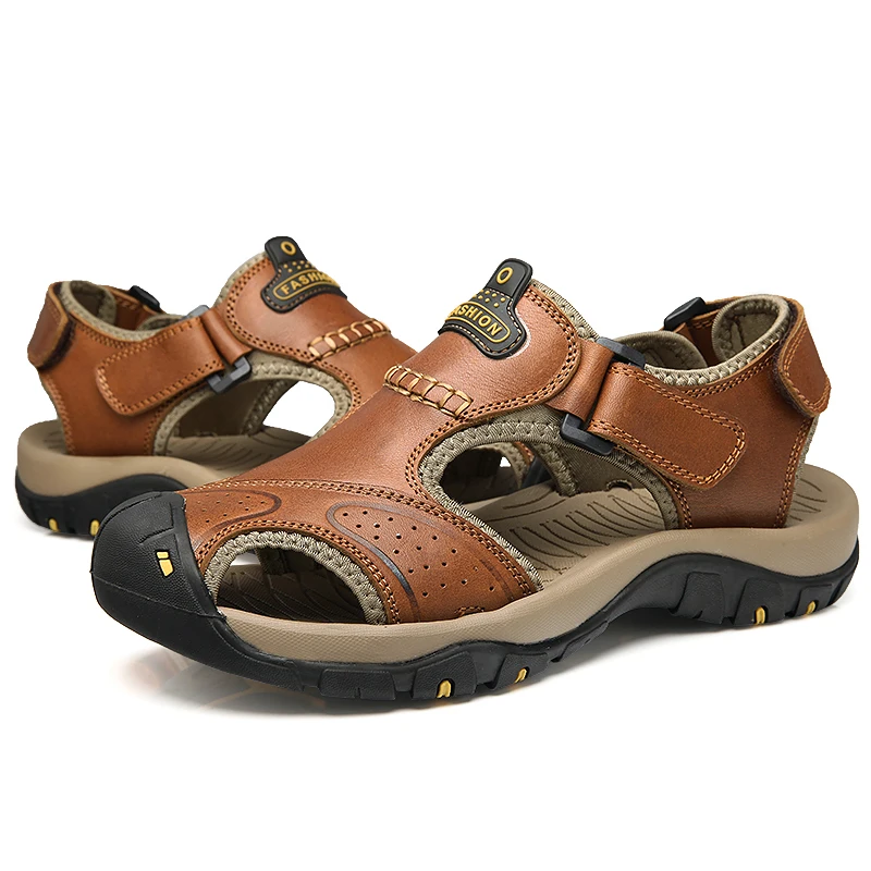 Male Shoes Genuine Leather Men Sandals Summer Men Shoes Beach Fashion Outdoor Casual Non-Slip Sneakers Footwear Outdoor Walk Sho
Male Shoes Genuine Leather Men Sandals Summer Men Shoes Beach Fashion Outdoor Casual Non-Slip Sneakers Footwear Outdoor Walk Sho