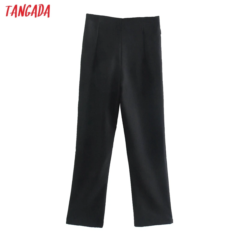 Tangada Fashion Women Black Crop Suit Pants Trousers Pockets High Waist Office Lady Pants Pantalon JE124
Tangada Fashion Women Black Crop Suit Pants Trousers Pockets High Waist Office Lady Pants Pantalon JE124
