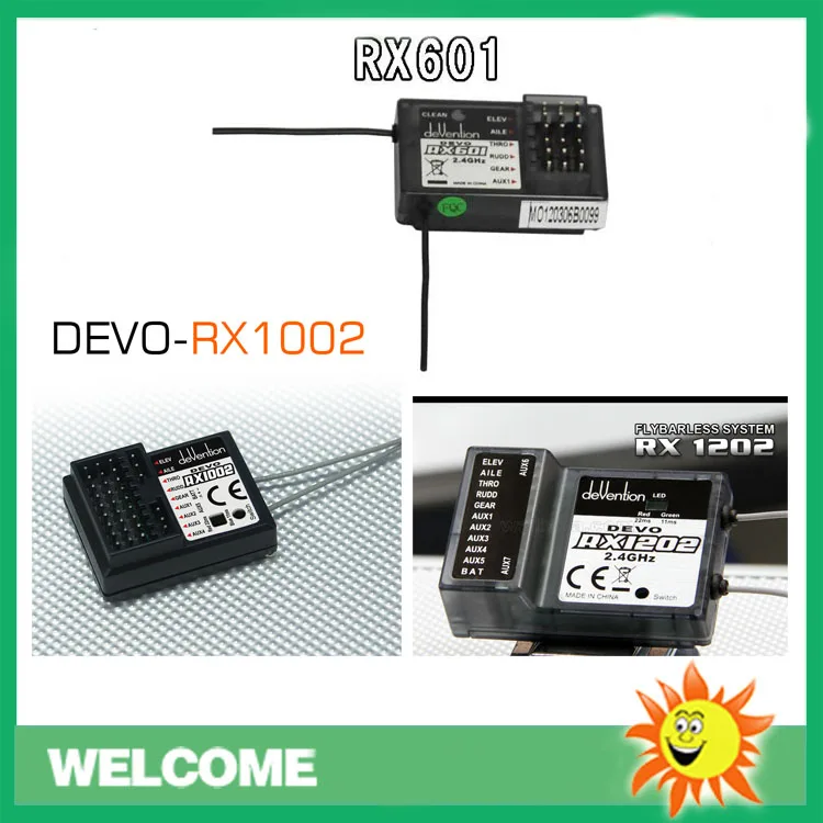 Walkera 6/10/12 CH receiver RX601/RX1002/RX1202 for DEVO6 DEVO7 DEVO8 DEVO10 DEVO12
Walkera 6/10/12 CH receiver RX601/RX1002/RX1202 for DEVO6 DEVO7 DEVO8 DEVO10 DEVO12