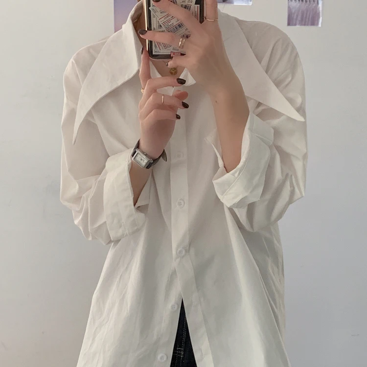 Design Sense Niche Shirt Women's 2021 Early Spring New Loose Candy Color Shirt Temperament Long Sleeve Fashionable Clothes
Design Sense Niche Shirt Women's 2021 Early Spring New Loose Candy Color Shirt Temperament Long Sleeve Fashionable Clothes