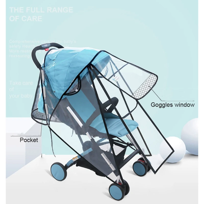Stroller Rain Cover Waterproof, Windproof Protection Universal Stroller Accessory Baby Travel Weather Shield
Stroller Rain Cover Waterproof, Windproof Protection Universal Stroller Accessory Baby Travel Weather Shield
