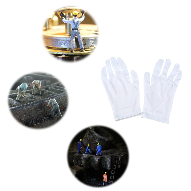 1 Pair Unisex White Medium Thick Cleaning Gloves Inspection Cotton Work Gloves Coin Jewelry Lightweight Women Men Mittens
1 Pair Unisex White Medium Thick Cleaning Gloves Inspection Cotton Work Gloves Coin Jewelry Lightweight Women Men Mittens