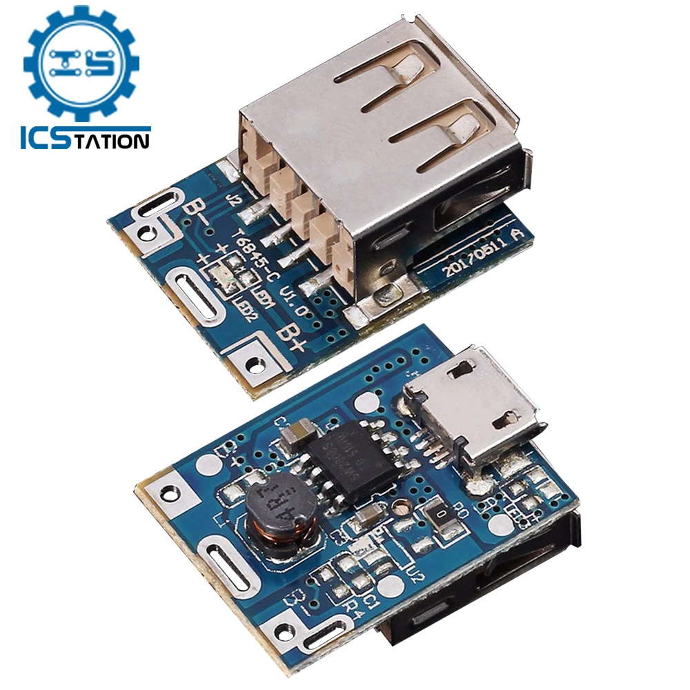 5Pcs 5V 1A Boost Step Up Power Module Lithium LiPo Battery Charging Protection Board USB Output DIY Charger 134N3P Program
5Pcs 5V 1A Boost Step Up Power Module Lithium LiPo Battery Charging Protection Board USB Output DIY Charger 134N3P Program
